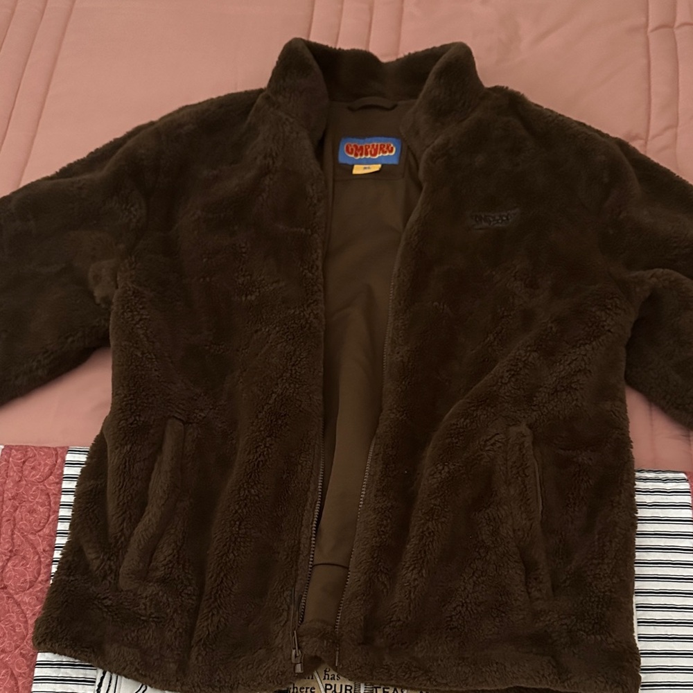 EMPYRE Dark Brown Fleece Jacket XL